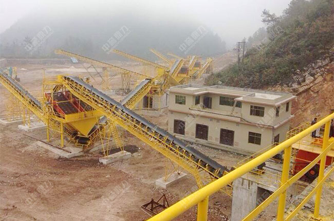 廣西時產1500噸石場生產線