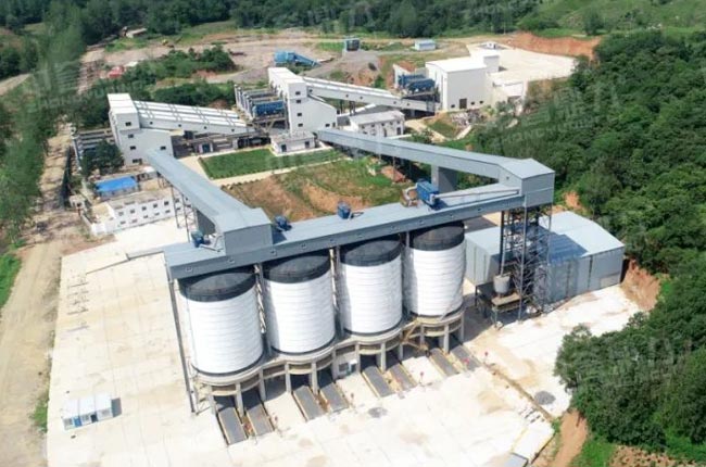 河南駐馬店隆盛礦業時產3000噸砂石生產線