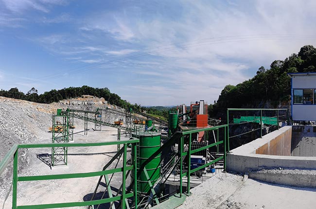 湖北長陽年產300萬噸砂石礦山