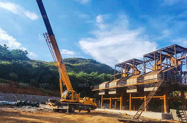 江西宜春安順建材年產(chǎn)500萬(wàn)噸骨料生產(chǎn)線