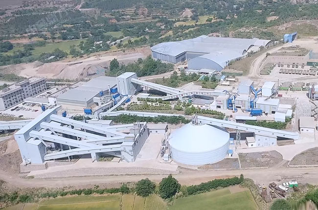 錦信水泥年產1000萬噸砂石骨料生產線