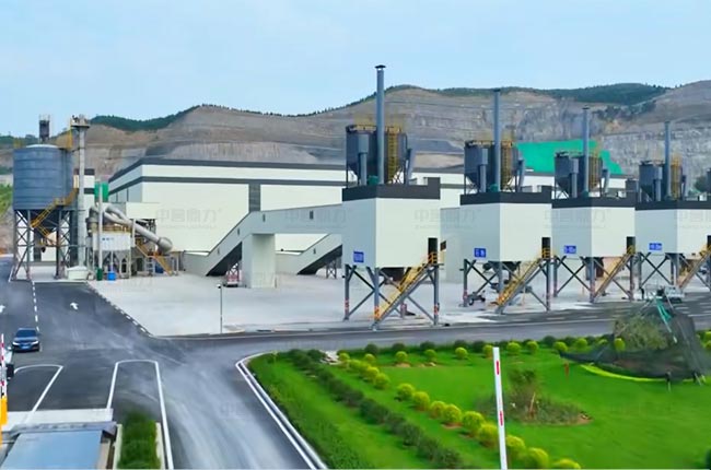 山東昌隆石料時產1500噸環保型砂石加工生產線