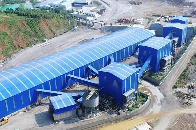 湖北荊門時產800-1000噸機制砂石骨料新項目