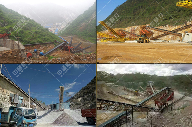新鄉(xiāng)鼎力各地石灰石生產(chǎn)線現(xiàn)場(chǎng)
