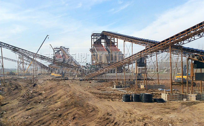 碎石生產線現場 碎石生產線現場
