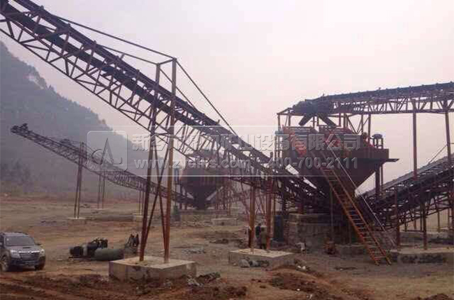 廣西來賓八一鎮時產200噸石料生產線 廣西來賓八一鎮時產200噸石料生產線