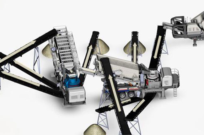 履帶式流動碎石機(jī)