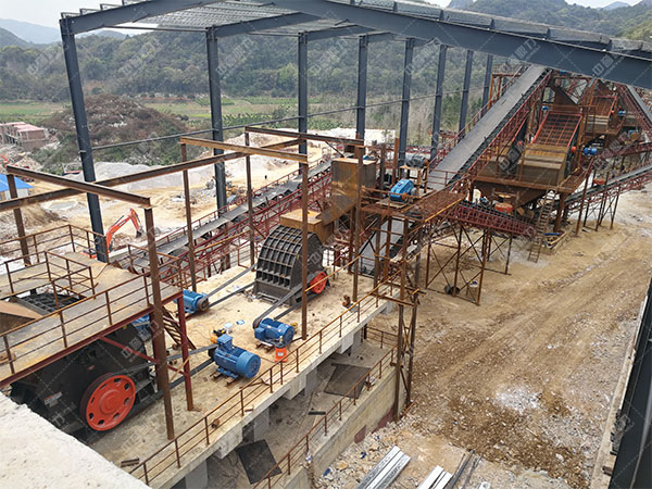 碎石機械設備生產線