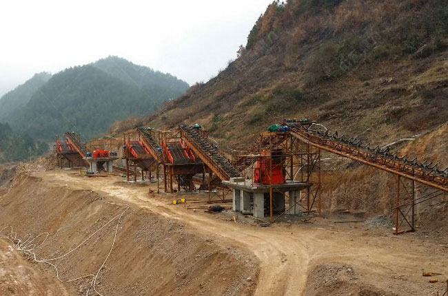 貴州中源建材時產1200噸砂石生產線