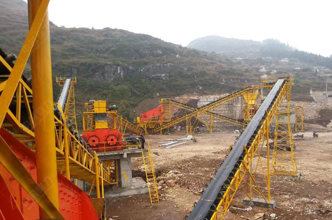 貴州貴陽一建時產(chǎn)1200噸砂石骨料生產(chǎn)線