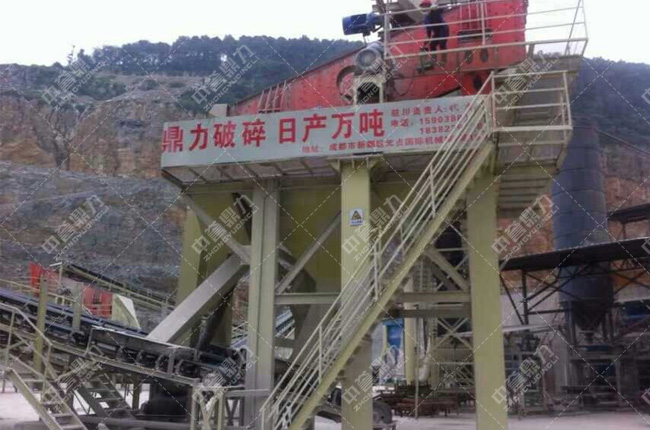 云南混凝土攪拌站日產10000噸砂石生產線