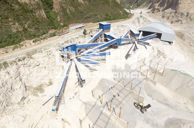 陜西東風水泥廠平安建材時產(chǎn)300噸石料破碎生產(chǎn)線