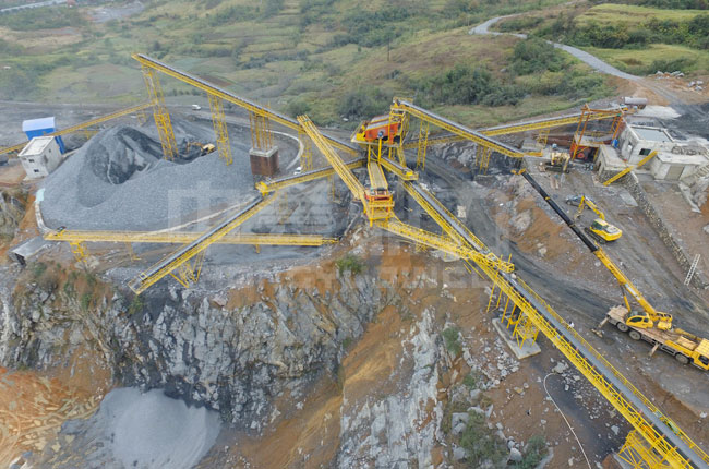 湖南衡陽日產5000噸機制砂生產線