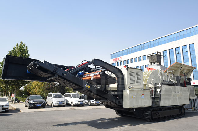 履帶式錘式破碎站設備 移動錘式破碎機